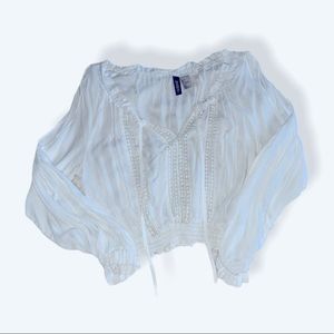 White western crop top